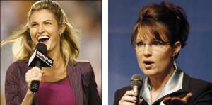 Image of Erin Andrews and Sarah Palin